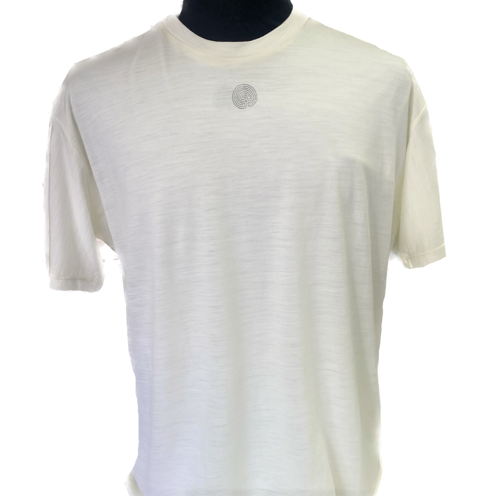 100% Merino Wool T- Shirt "Toi Toi" Natural