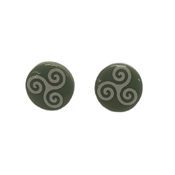 Triskele Celtic Stud Earrings