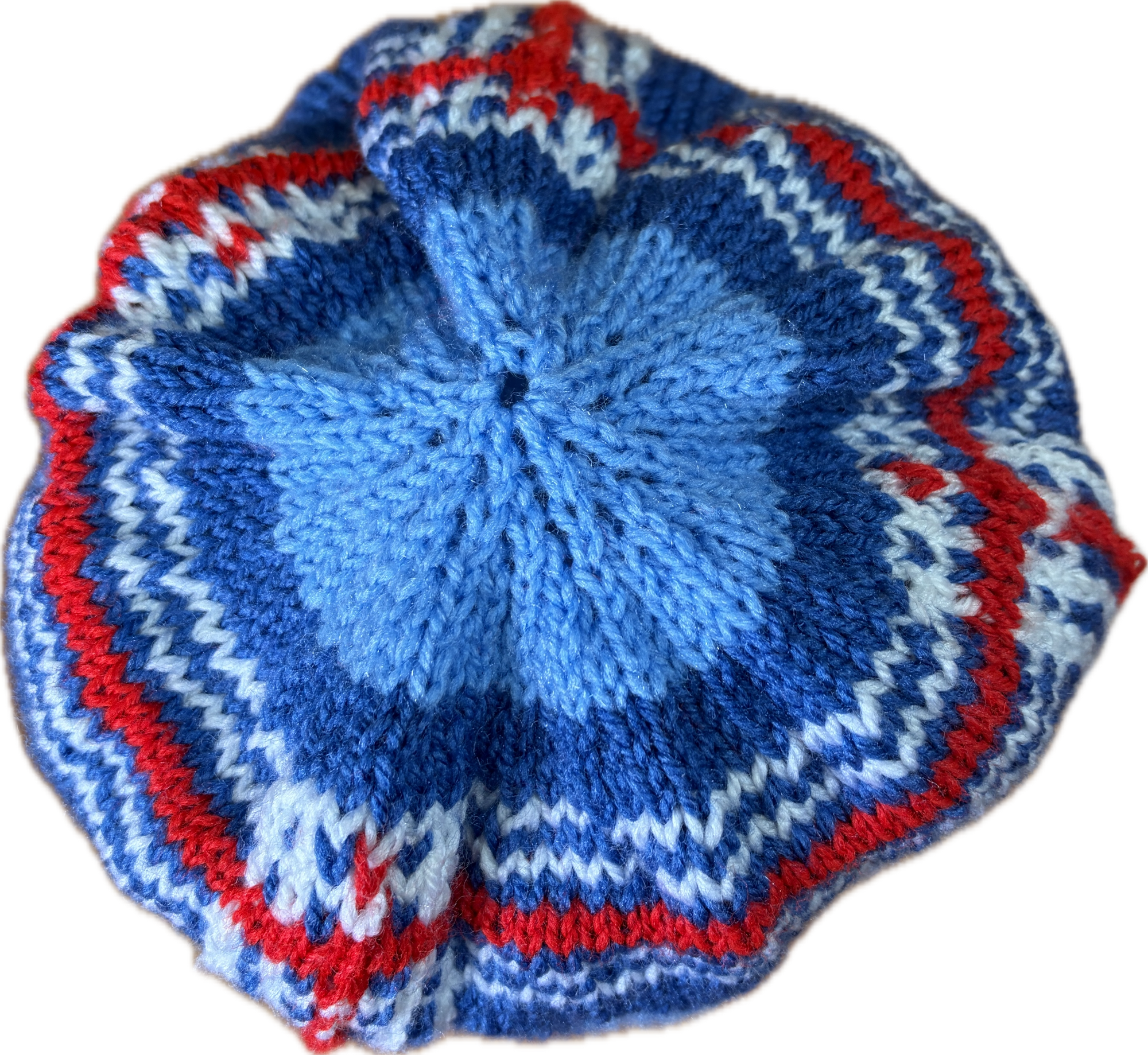 Hand Knitted Beanie Glen Innes Tartan Inspired