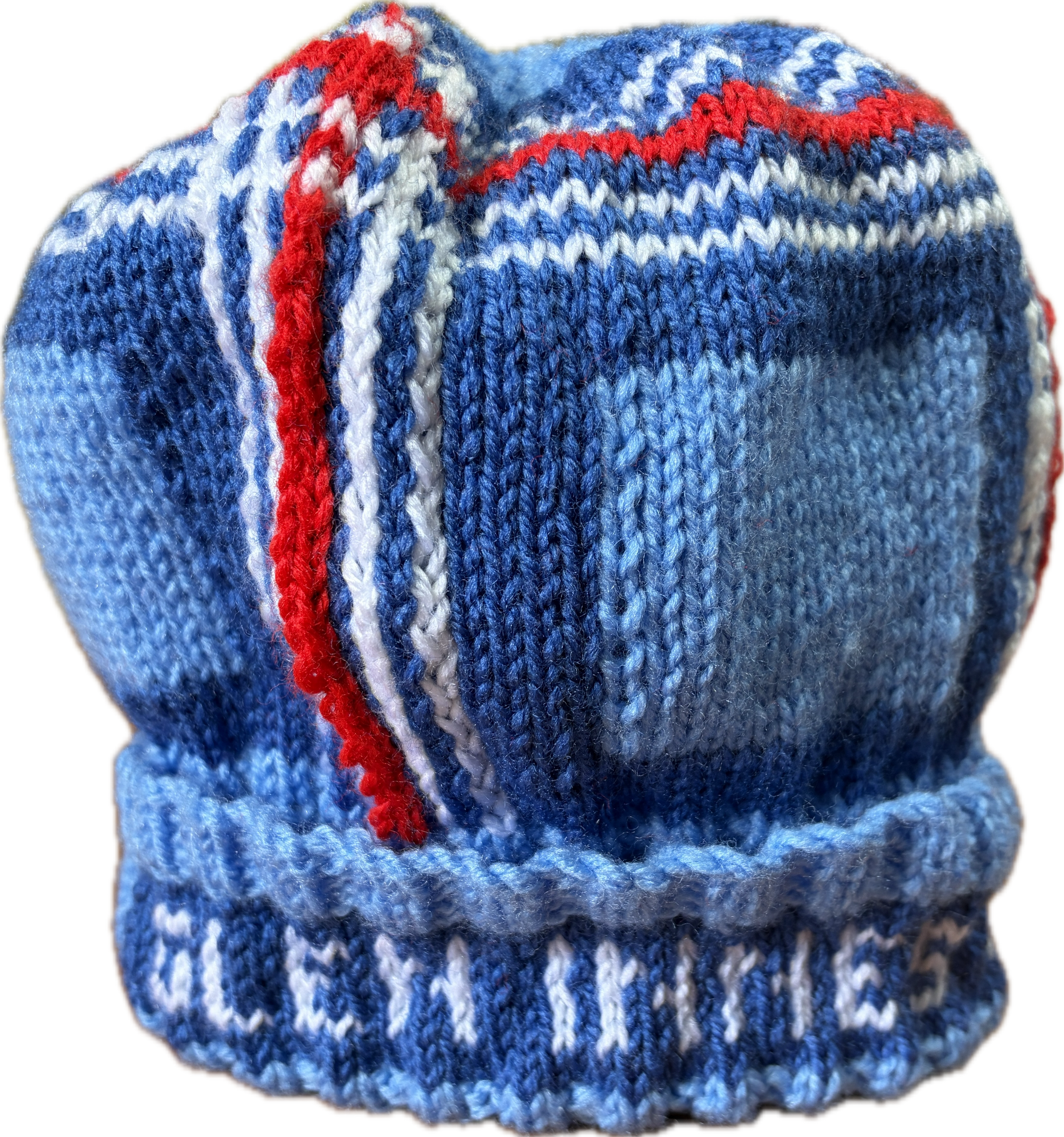 Hand Knitted Beanie Glen Innes Tartan Inspired