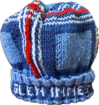 Hand Knitted Beanie Glen Innes Tartan Inspired