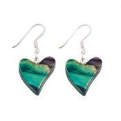 Quirky Heart Drop Earrings