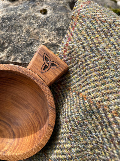2.5" Celtic Wooden Quaich