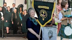 Scarf or sash in Henderson Tartan