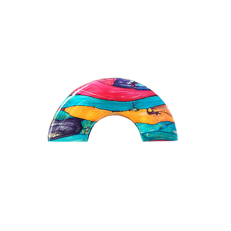 Heathergems Rainbow Brooch