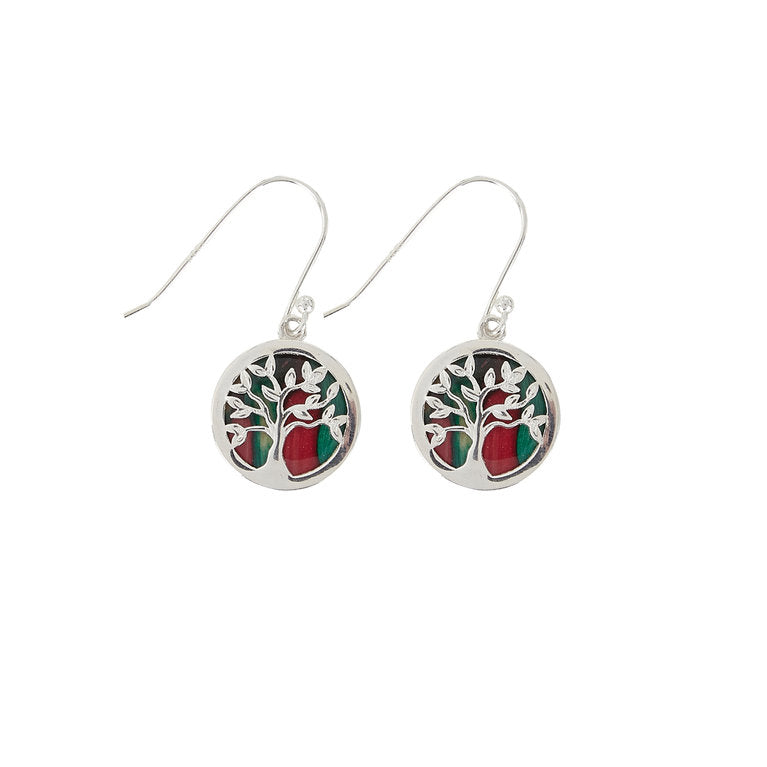 Heathergems Tree of Life Silver Earrings