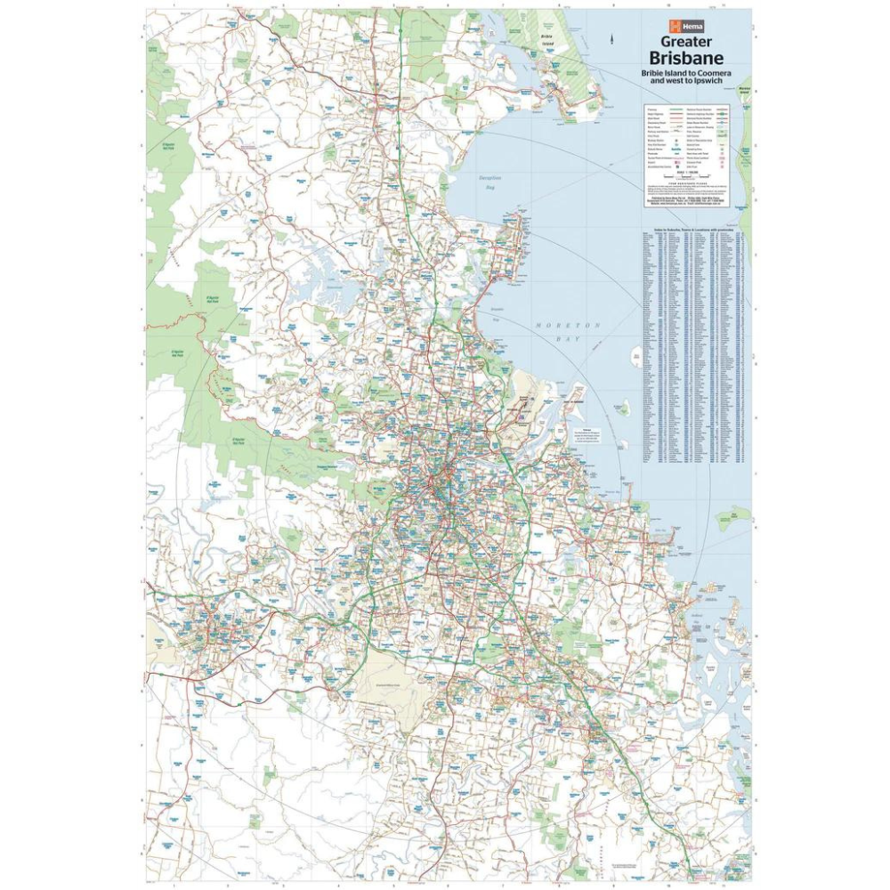 Brisbane & Region Map