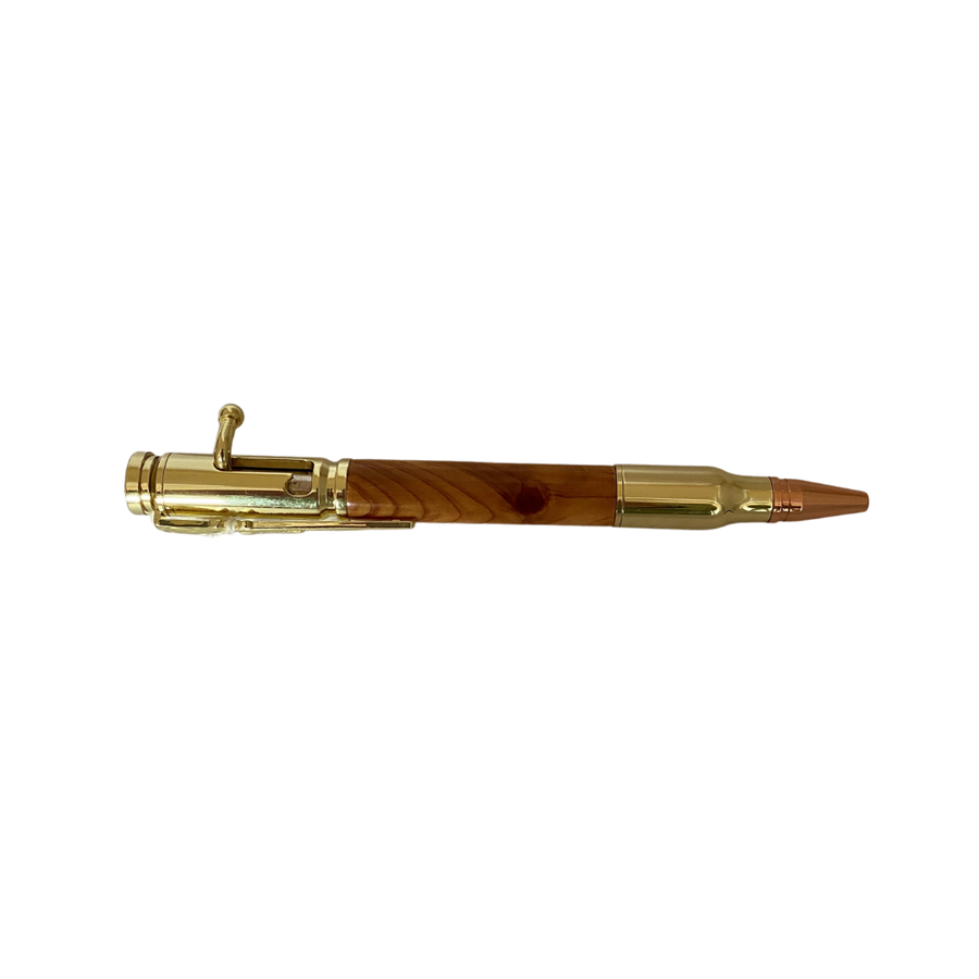 Bolt Action Bullet Pen  Gold
