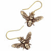 Bronze Bee Earrings
