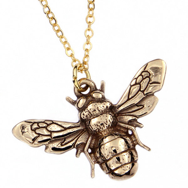Bronze Bee Pendant