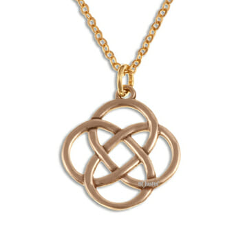 Four Loop Knot Pendant