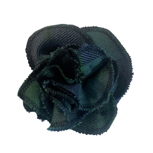 Tartan Rosette Pins Multi