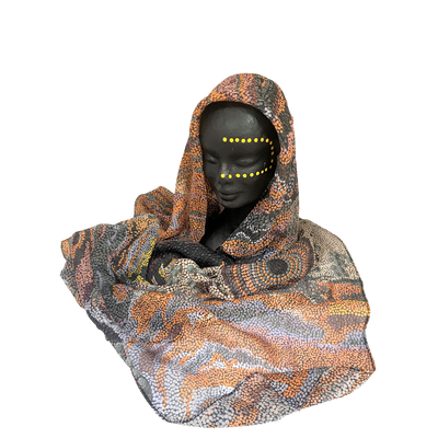 "Purnulul" Silk Scarf