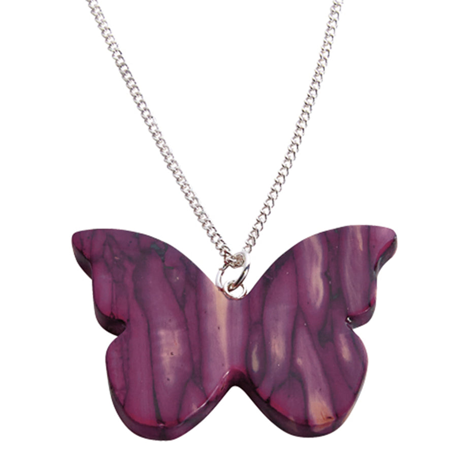 Heathergems Butterfly Heather Sterling Silver Pendant - SP200