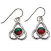 Heathergems Celtic Sterling Silver Drop Earrings - SE45