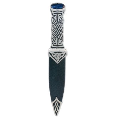 Heathergems Polished Pewter Sgian Dubh