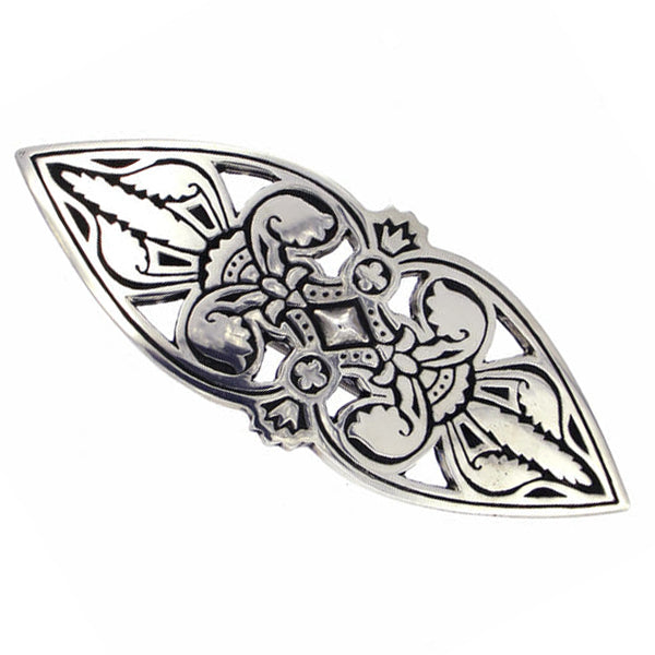 St Justin Fleur-de-lys small hairslide – PH45