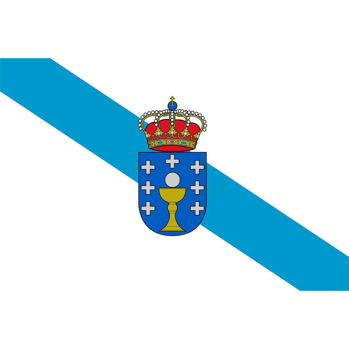 150 cm x 90 cm flag - Galacia