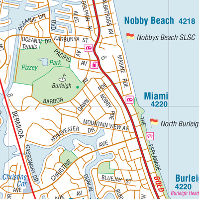 Hema Maps - Gold Coast and Region Map