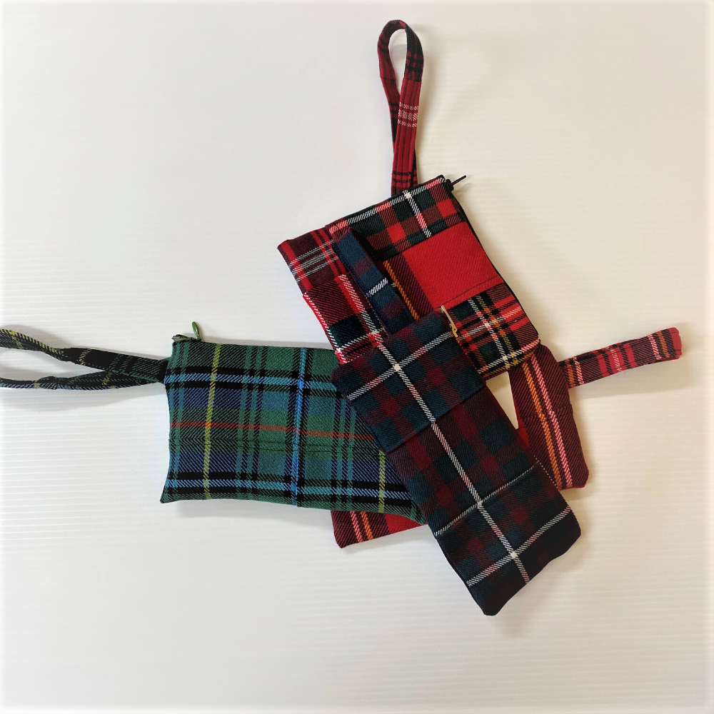 Zip Purse in various tartans