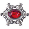 Heathergems Highland Thistle Silver Plated Brooch - HB70