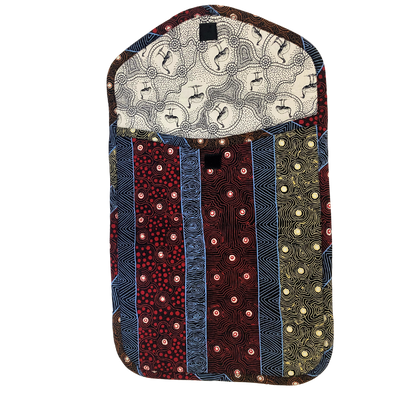Red Computer Laptop Sleeve Bag with Emu Lining