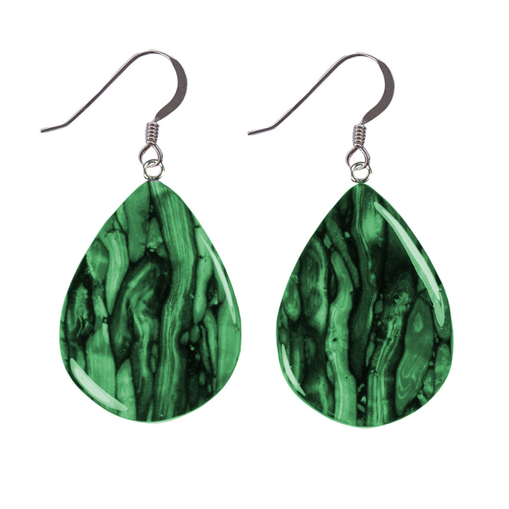 Large Teardrop Drop Earrings