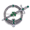 Shamrock Tara Sword Brooch