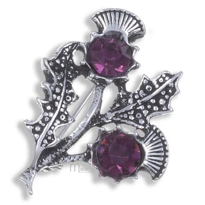 Double Thistle Brooch