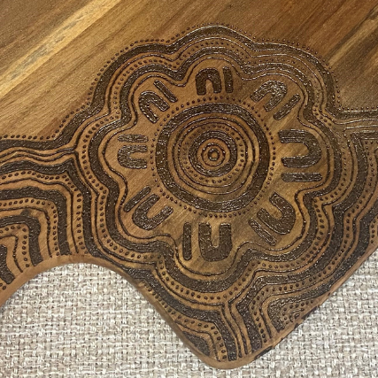 Mens Gathering Board with artwork by Bob Blair