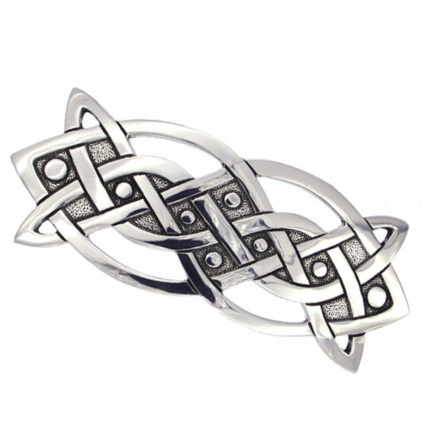 St Justin Oblong knot hairslide