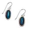 Heathergems Oval Sterling Silver Drop Earrings - SE44