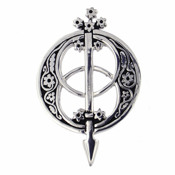 St Justin Chalice Well brooch – PB85