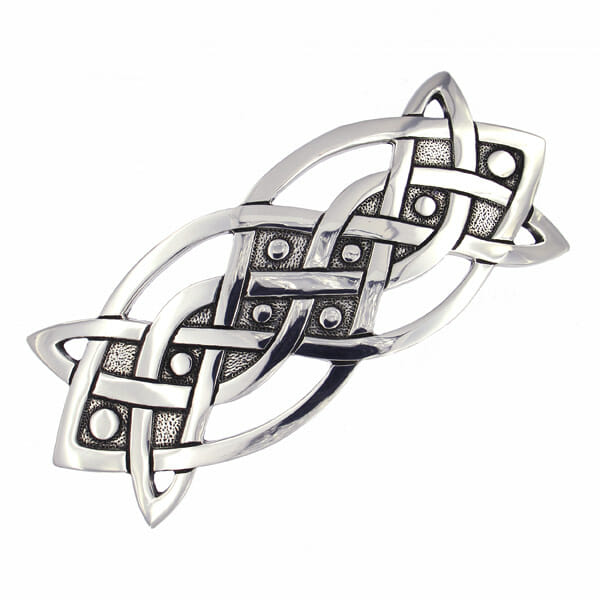 St Justin oblong knot hairslide