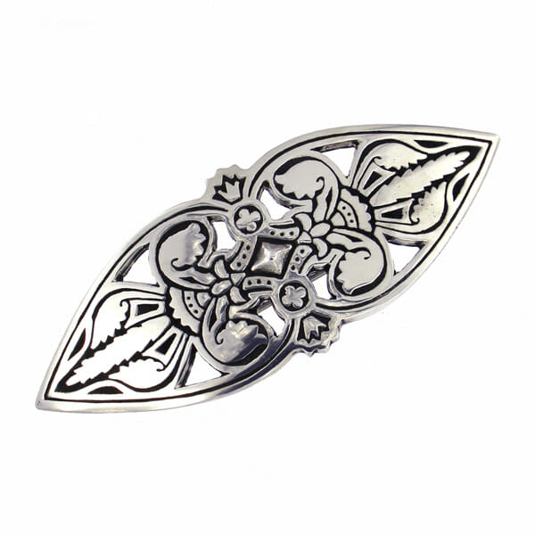 St Justin Fleur-de-lys small hairslide – PH45