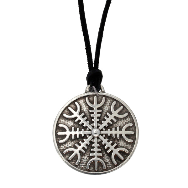Helm of Awe Pendant on Cotton Thong
