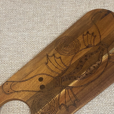 Platypus and Waterholes board by Bob Blair
