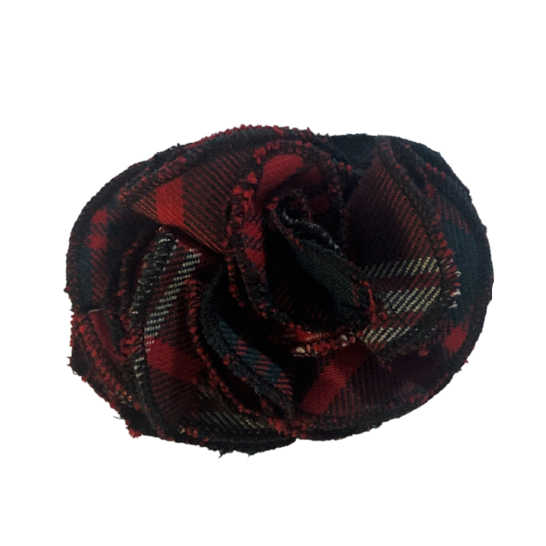 Tartan Rosette Pins Multi