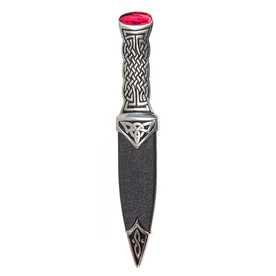 Sgian Dubh with pewter handle & Heathergem top