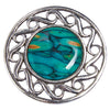 Scottish Celtic Swirl Brooch in Pewter - HB51