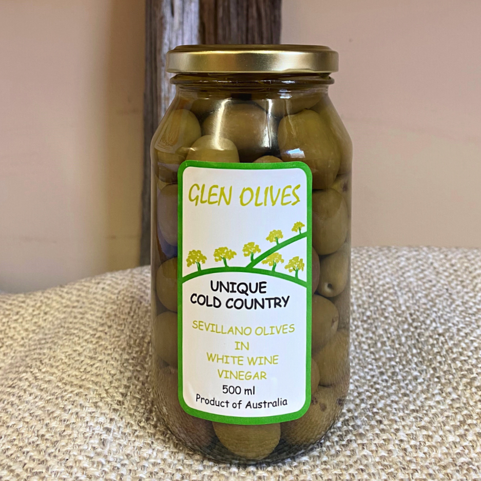 Sevillano Olives in White Wine Vinegar