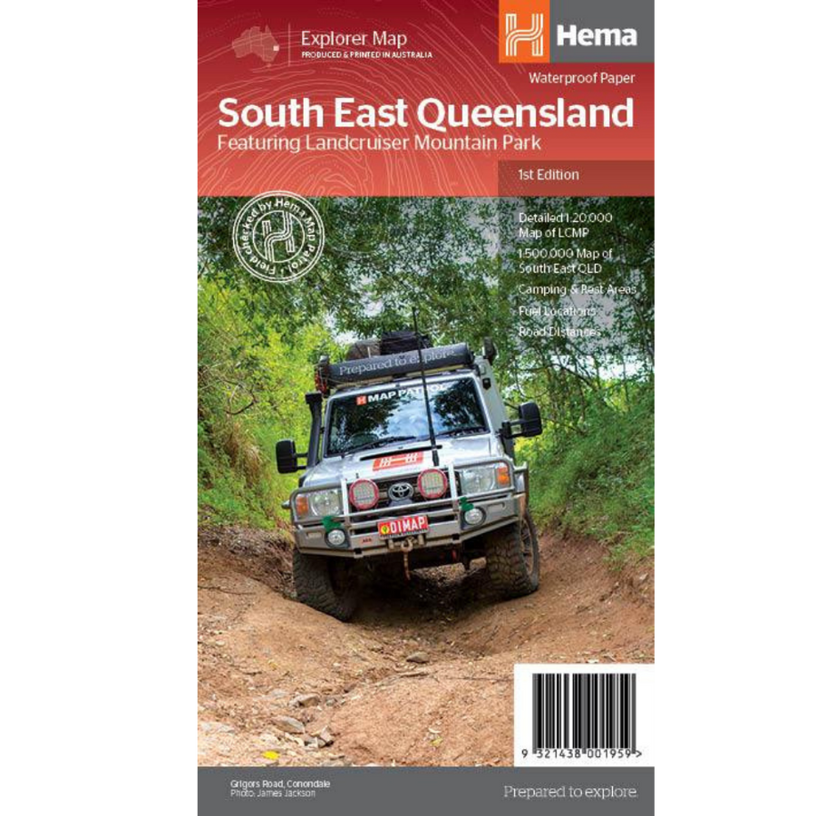 South East Queensland Featuring Landcruiser Mountain Park Map