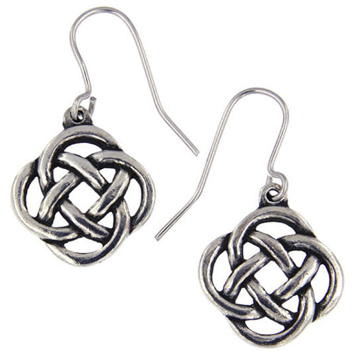 Square Knot Drop Earrings