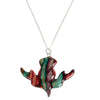 Thistle Cutout Sterling Silver Heathergem Necklace - SP201
