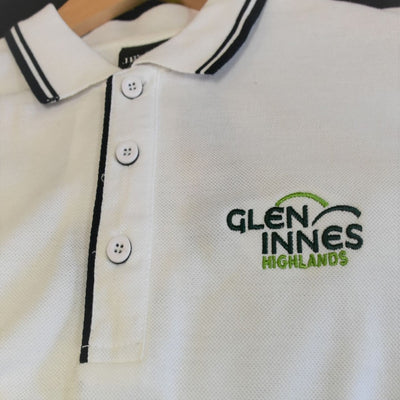 Womens White Polo Shirt
