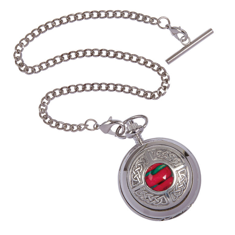 Pocket Watch Celtic Quartz