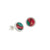 Heathergems Round Satin Stud Earrings