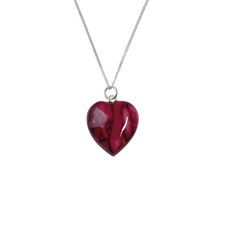 Small Heart Heather Pendant