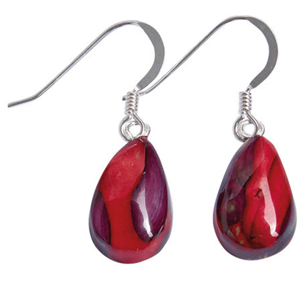 Heathergems Tear Drop Heather Earrings
