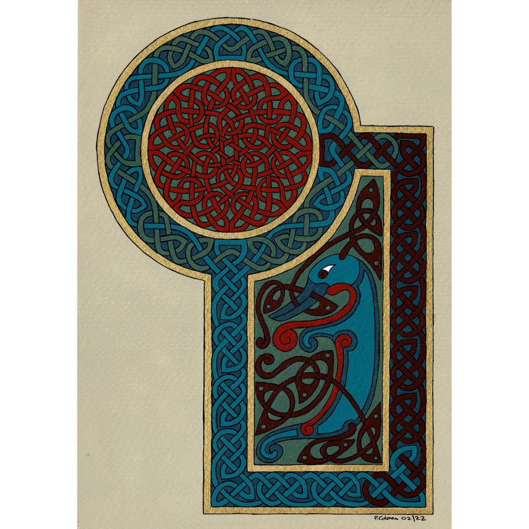 Celtic Card Knot and Pictish Beastie